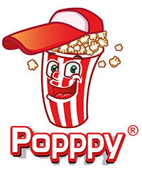 popppy fresh popcorn to go